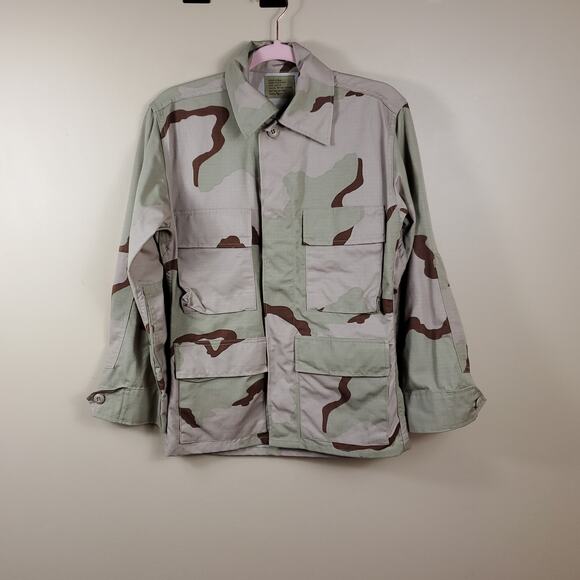 Army Combat Utility Coat in Desert Camouflage  Size XS Extra Short - Picture 1 of 9